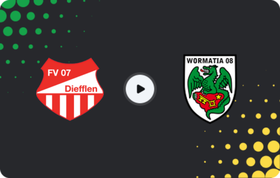 Where to watch Diefflen — Wormatia Worms, Oberliga Rheinland-Pfalz/Saar, 07.03.2026