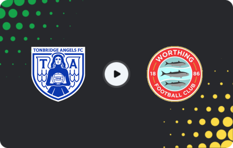 Where to watch Tonbridge Angels — Worthing, National League - South, 07.03.2026