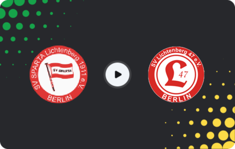 Where to watch Sparta Lichtenberg — Lichtenberg, NOFV-Oberliga Nord, 08.03.2026