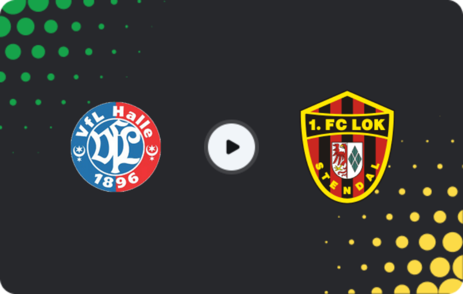 Where to watch VfL Halle — FC Lok Stendal, NOFV-Oberliga Süd, 08.03.2026