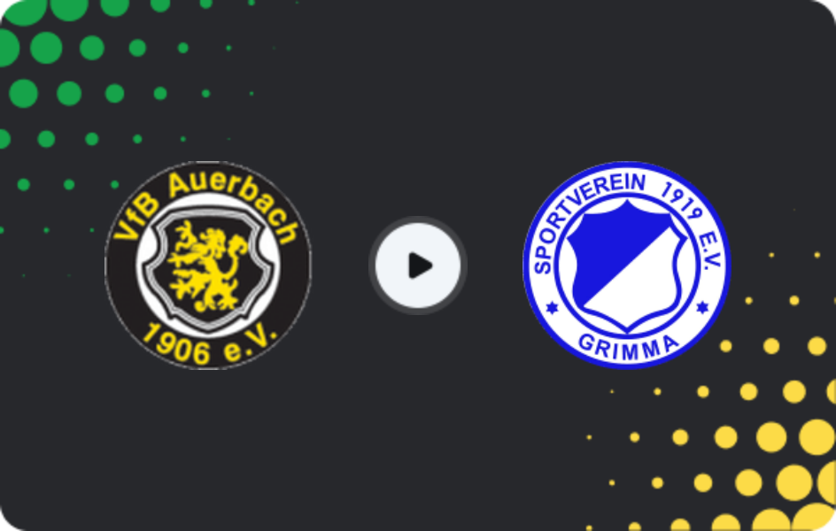 Where to watch Auerbach — FC Grimma, NOFV-Oberliga Süd, 08.03.2026
