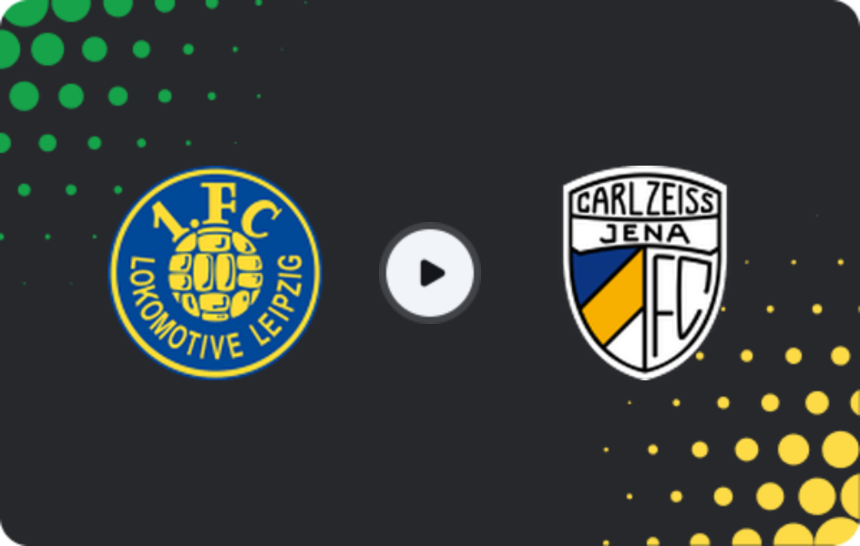 Where to watch Lokomotive Leipzig — FC Carl Zeiss Jena, Regionalliga - Nordost, 08.03.2026