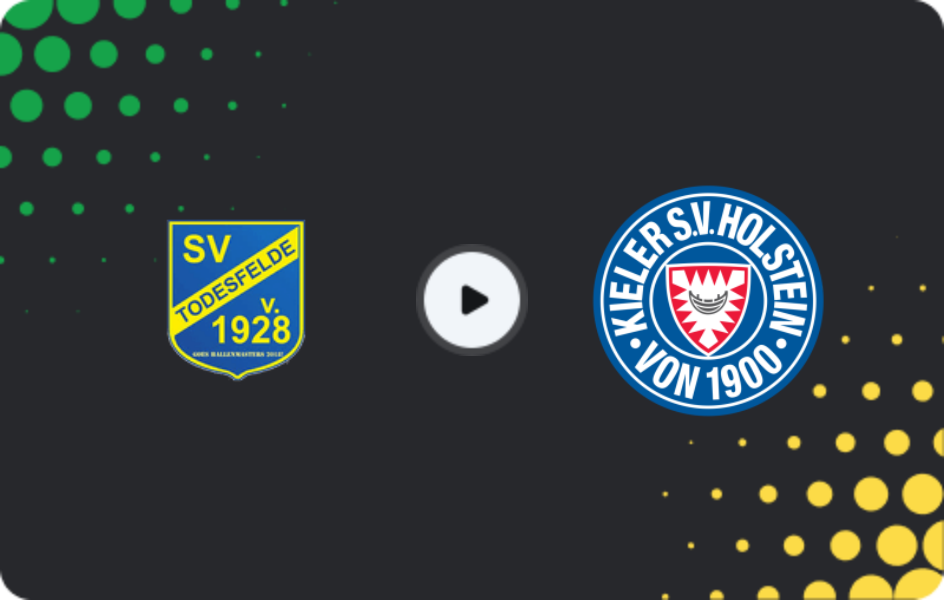 Where to watch Todesfelde — Holstein Kiel II, Oberliga - Schleswig-Holstein, 08.03.2026