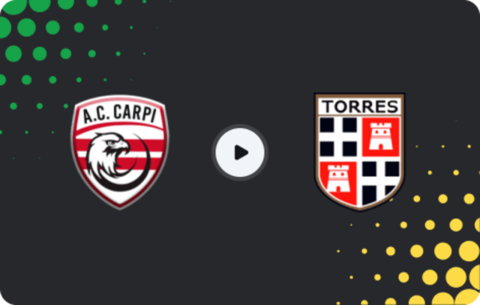 Where to watch Athletic Carpi — Torres, Serie C - Girone B, 08.03.2026