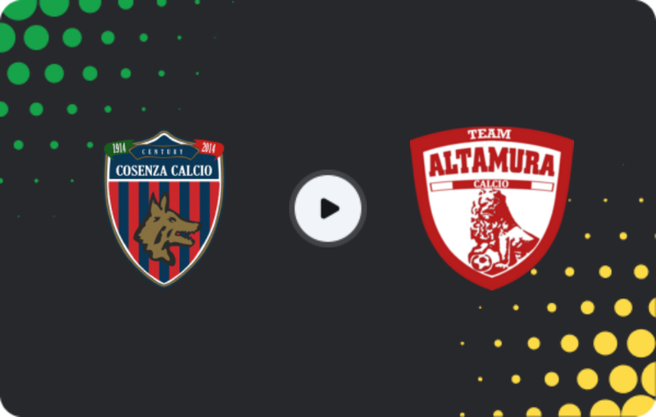 Where to watch Cosenza — Team Altamura, Serie C - Girone C, 08.03.2026