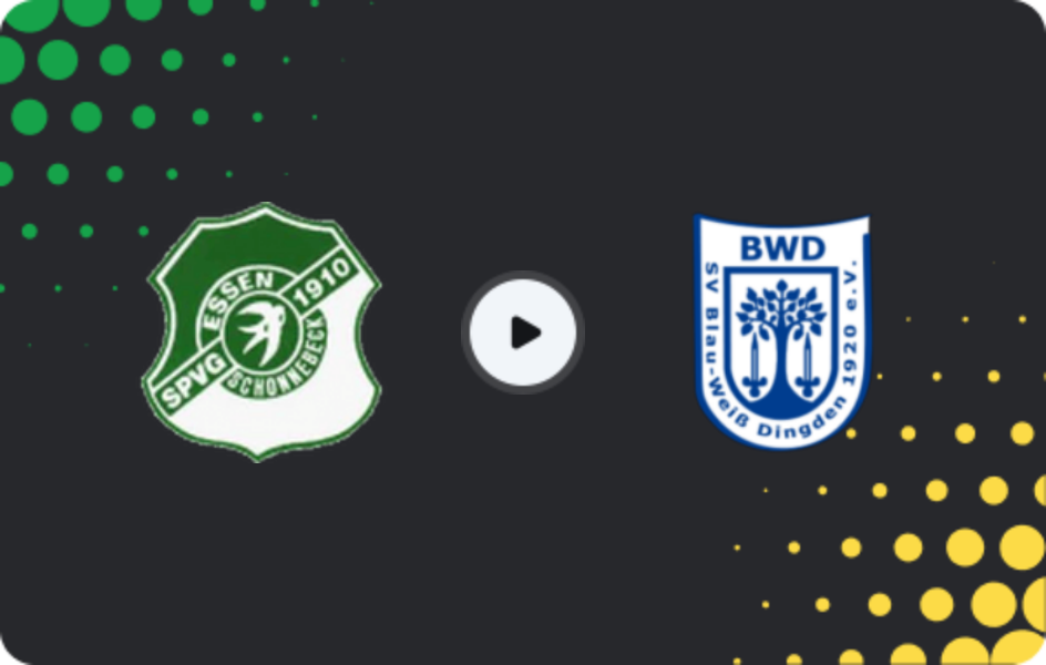 Where to watch Schonnebeck — BW Dingden, Oberliga - Niederrhein, 08.03.2026