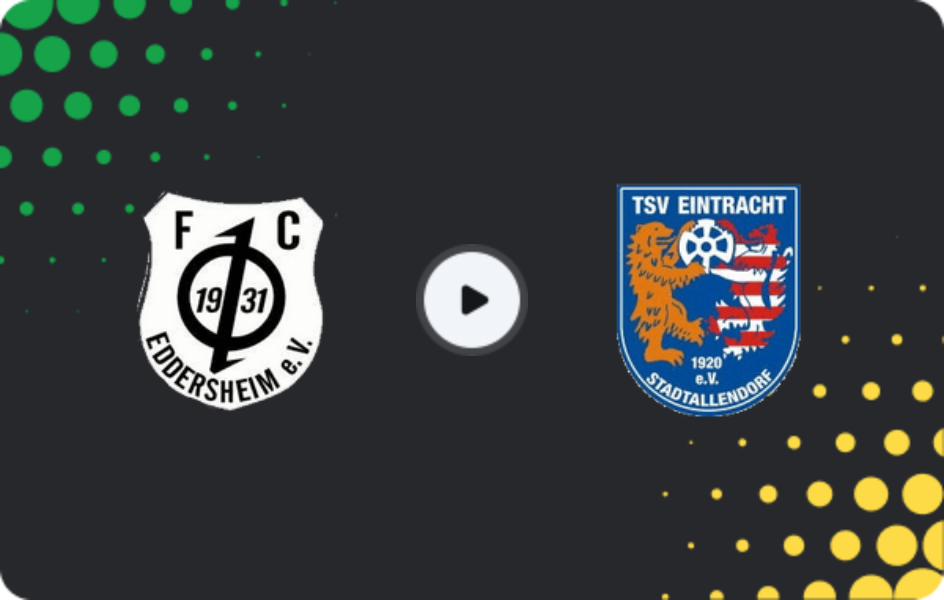 Where to watch Eddersheim — Eintracht Stadtallendorf, Oberliga - Hessen, 08.03.2026