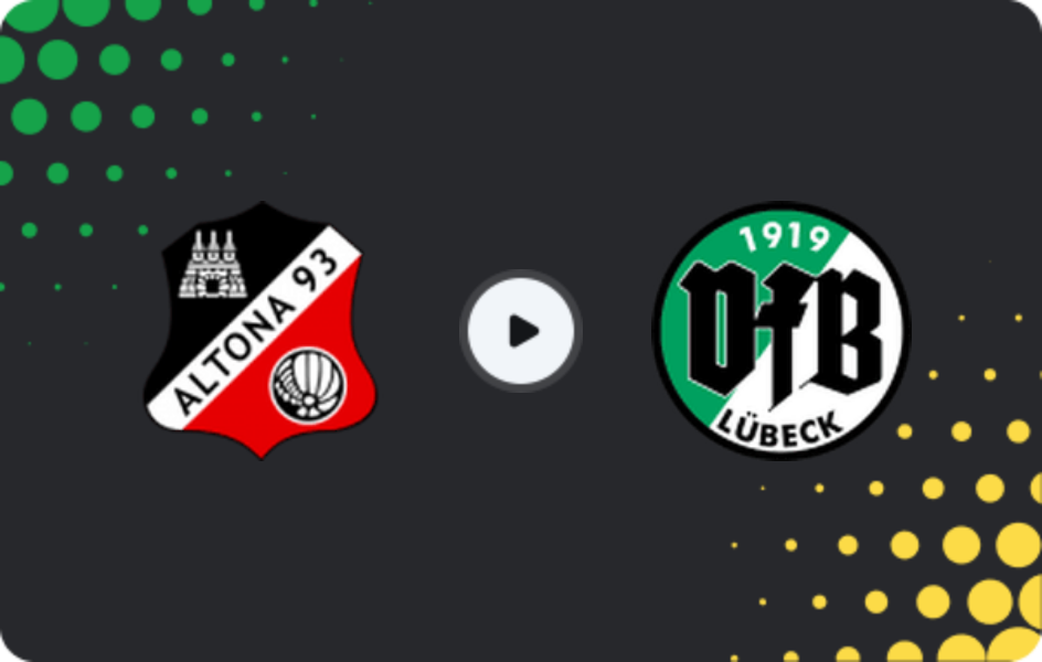 Where to watch Altona 93 — VfB Lübeck, Regionalliga - Nord, 08.03.2026