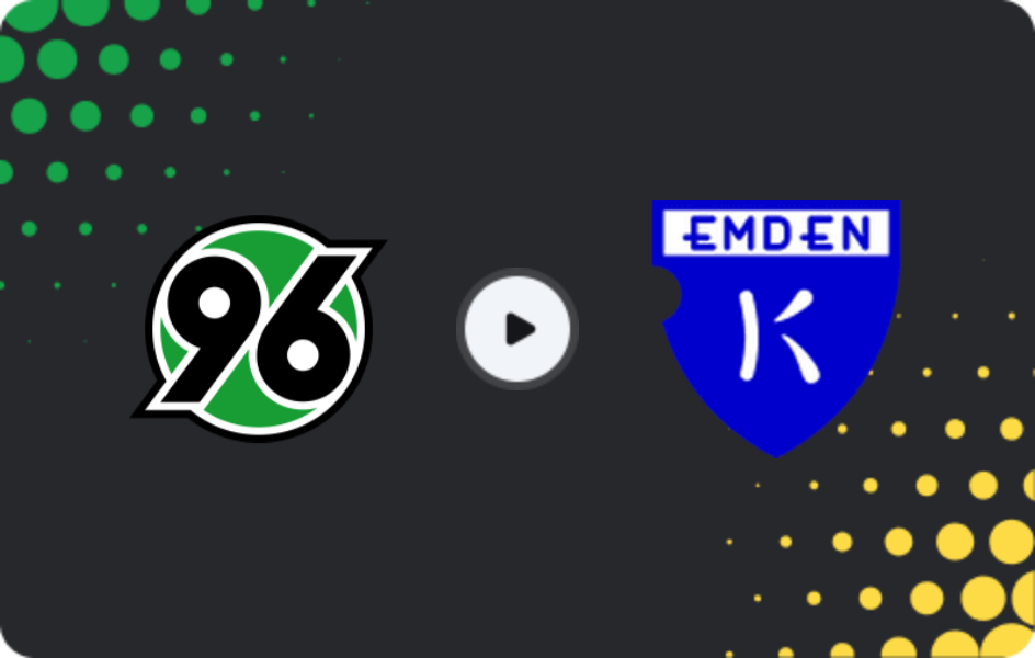 Where to watch Hannover II — Kickers Emden, Regionalliga - Nord, 08.03.2026