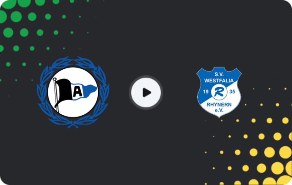 Where to watch Arminia II — Westfalia Rhynern, Oberliga - Westfalen, 08.03.2026