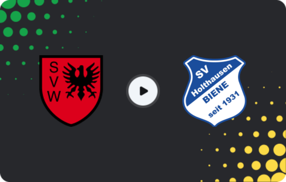 Where to watch Wilhelmshaven — Holthausen-Biene, Oberliga - Niedersachsen, 08.03.2026