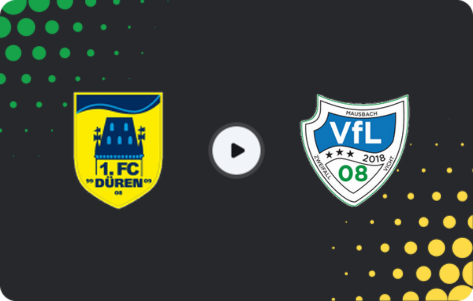 Where to watch Düren Merzenich — VfL Vichttal, Oberliga - Mittelrhein, 08.03.2026
