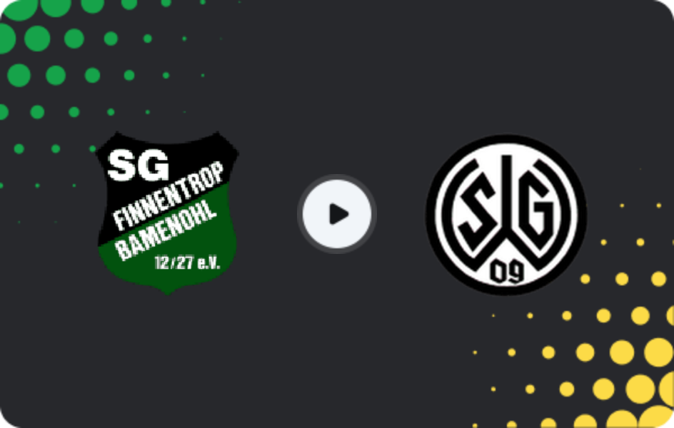 Where to watch Finnentrop / Bamenohl — SG Wattenscheid 09, Oberliga - Westfalen, 08.03.2026