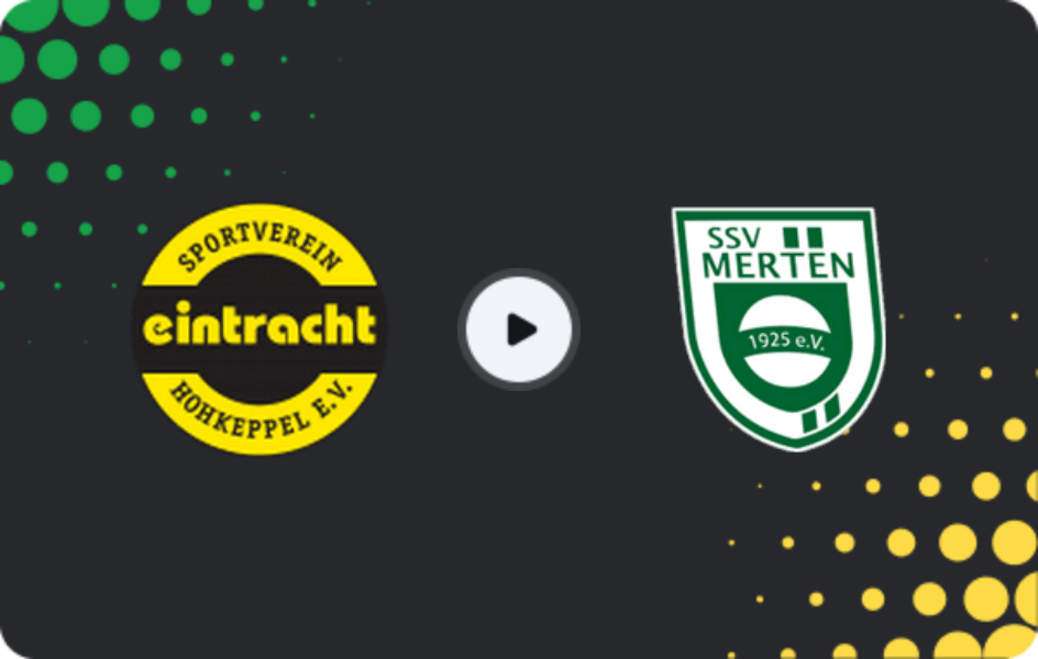 Where to watch Eintracht Hohkeppel — SSV Merten, Oberliga - Mittelrhein, 08.03.2026