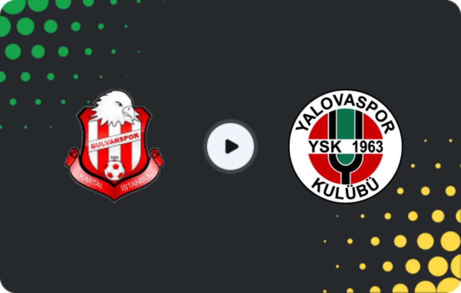 Where to watch Kartal Bulvarspor — Yalova Yeşilovaspor, 3. Lig - Group 1, 08.03.2026