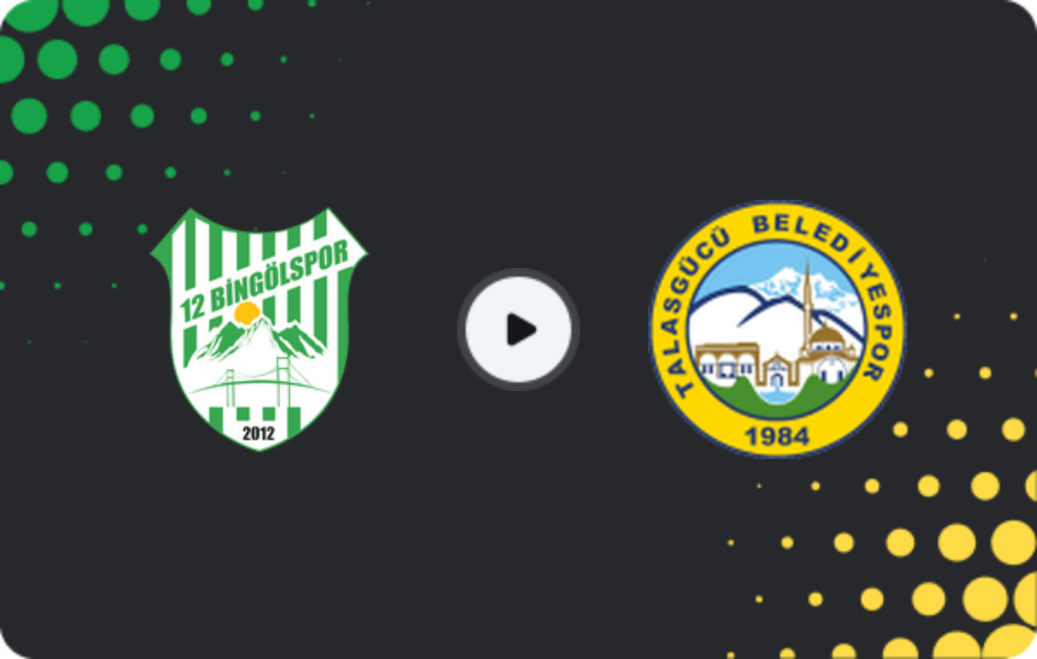Where to watch 12 Bingölspor — Talasgücü Belediyespor, 3. Lig - Group 2, 08.03.2026