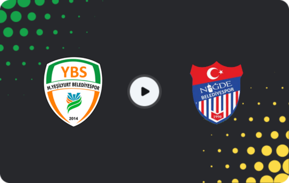 Where to watch Yeşilyurt Belediyespor — Niğde Belediyesispor, 3. Lig - Group 2, 08.03.2026