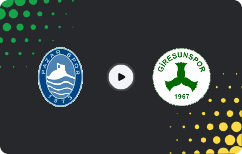 Where to watch Pazarspor — Giresunspor, 3. Lig - Group 3, 08.03.2026