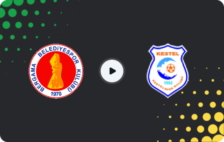 Where to watch Bergama Belediyespor — Kestelspor, 3. Lig - Group 4, 08.03.2026