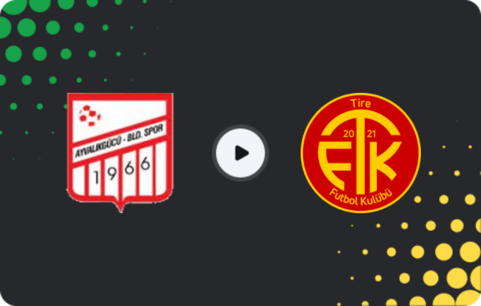 Where to watch Ayvalıkgücü Belediyespor — Tire 2021 FK, 3. Lig - Group 4, 08.03.2026