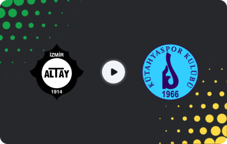 Where to watch Altay — Kütahyaspor, 3. Lig - Group 4, 08.03.2026
