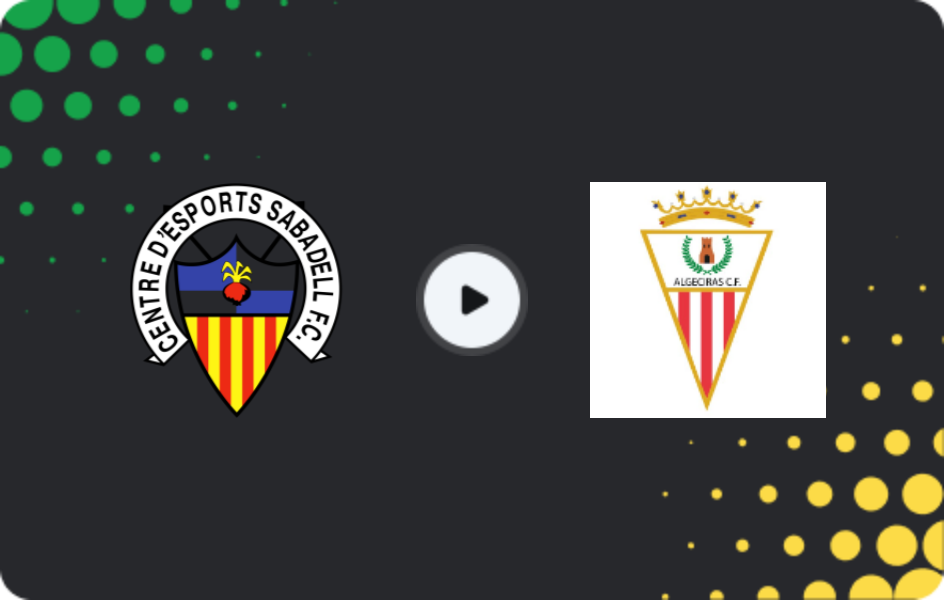 Where to watch Sabadell — Algeciras, Primera Federación – Group 2, 08.03.2026
