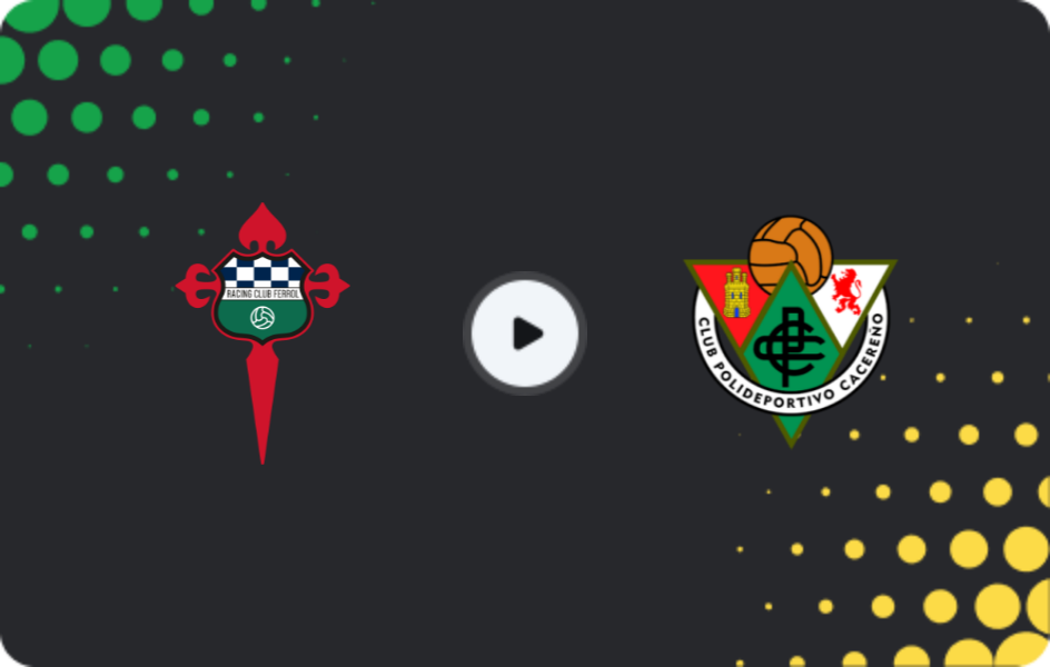 Where to watch Racing Ferrol — Cacereño, Primera Federación – Group 1, 08.03.2026