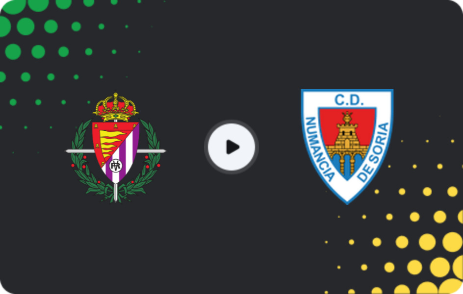 Where to watch Real Valladolid II — Numancia, Segunda Federación – Group 1, 08.03.2026