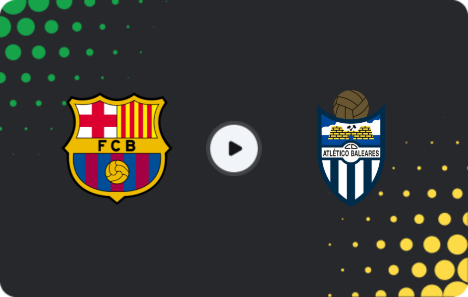 Where to watch Barcelona B — Atlético Baleares, Segunda Federación - Group 3, 08.03.2026