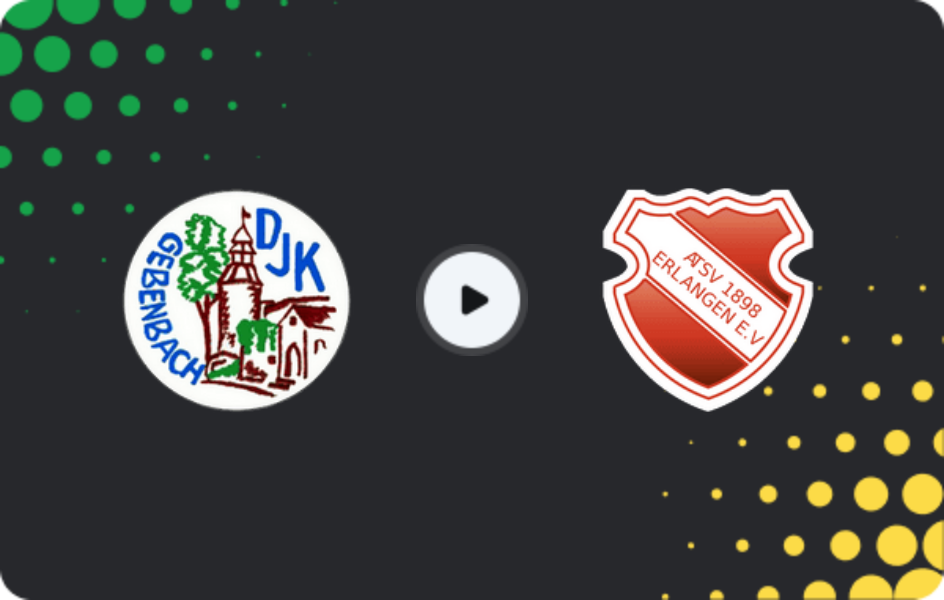 Where to watch Gebenbach — ATSV Erlangen, Oberliga - Bayern Nord, 10.03.2026