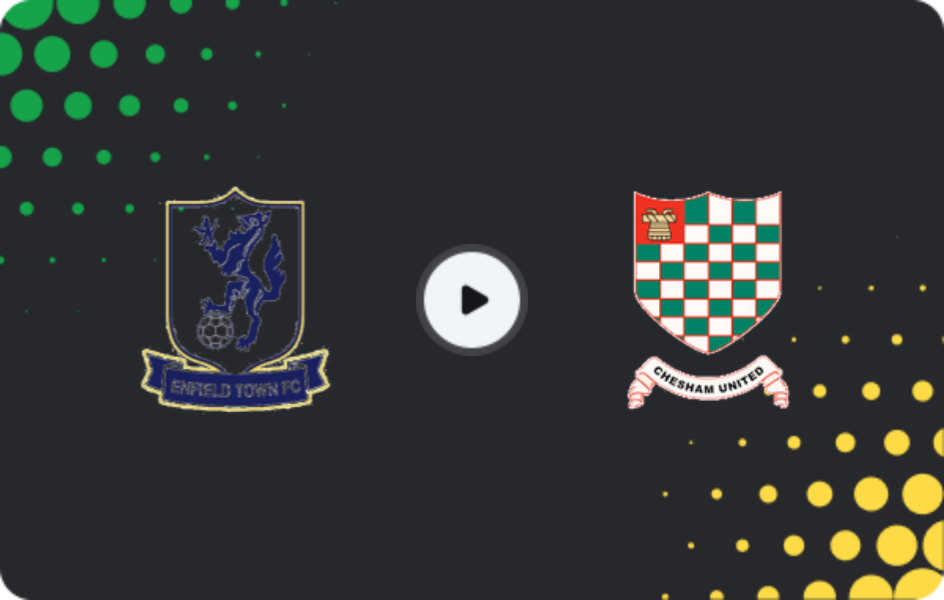 Where to watch Enfield Town — Chesham United, National League - South, 10.03.2026