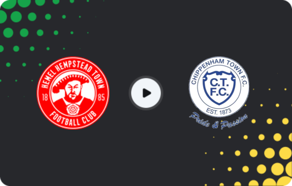 Where to watch Hemel Hempstead Town — Chippenham Town, National League - South, 10.03.2026