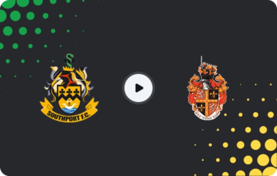 Where to watch Southport — Spennymoor Town, National League - North, 10.03.2026