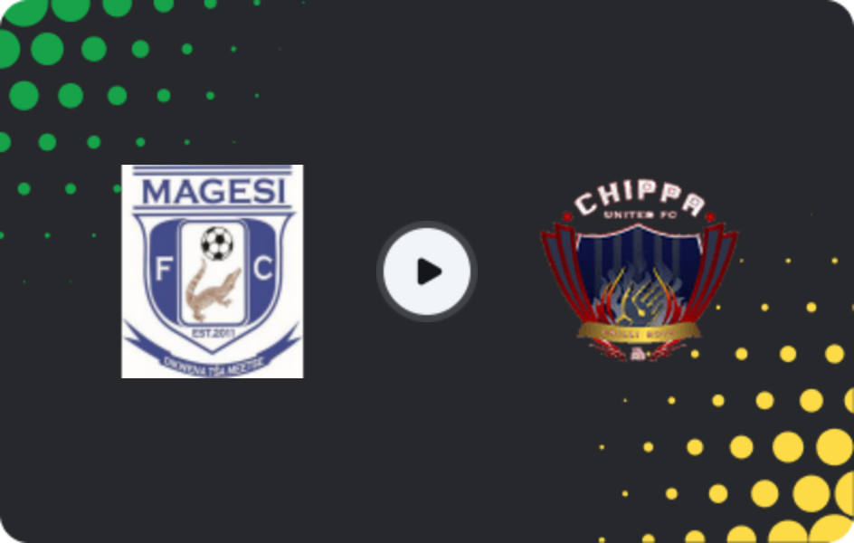Where to watch Magesi — Chippa United, Premiership, 13.03.2026