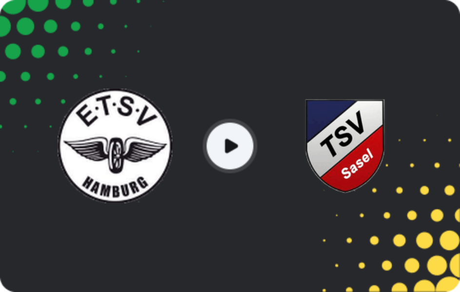 Where to watch ETSV Hamburg — Sasel, Oberliga - Hamburg, 13.03.2026