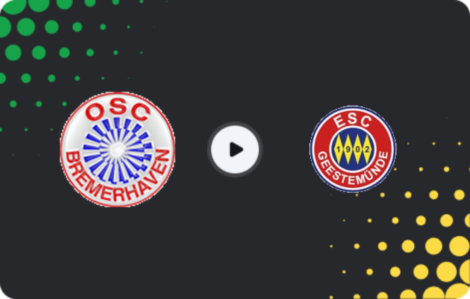 Where to watch OSC Bremerhaven — Geestemünde, Oberliga - Bremen, 13.03.2026
