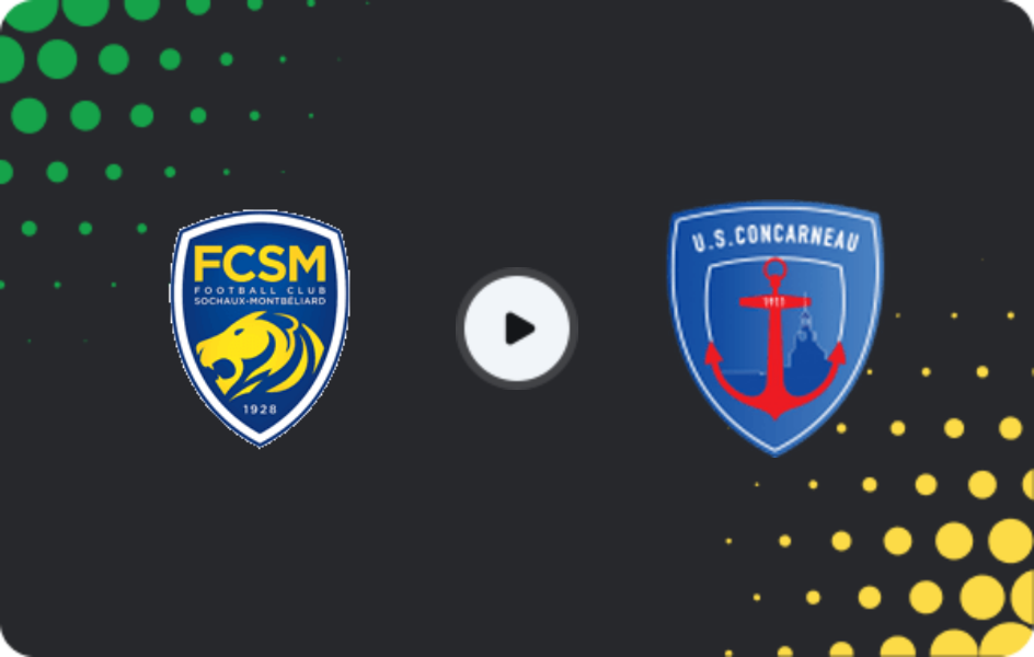 Where to watch Sochaux — Concarneau, Championnat National, 13.03.2026