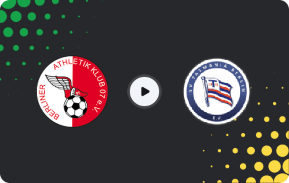 Where to watch BAK '07 — Tasmania Berlin, NOFV-Oberliga Nord, 14.03.2026