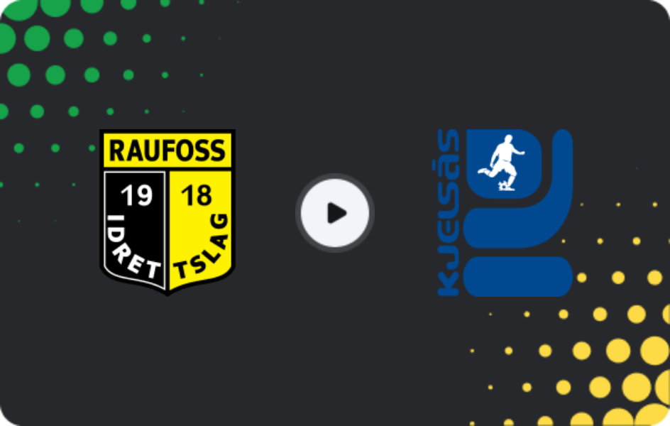 Where to watch Raufoss — Kjelsås, Friendlies Clubs, 14.03.2026