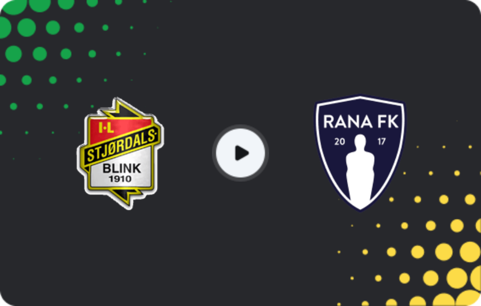 Where to watch Stjørdals-Blink — Rana, Friendlies Clubs, 14.03.2026