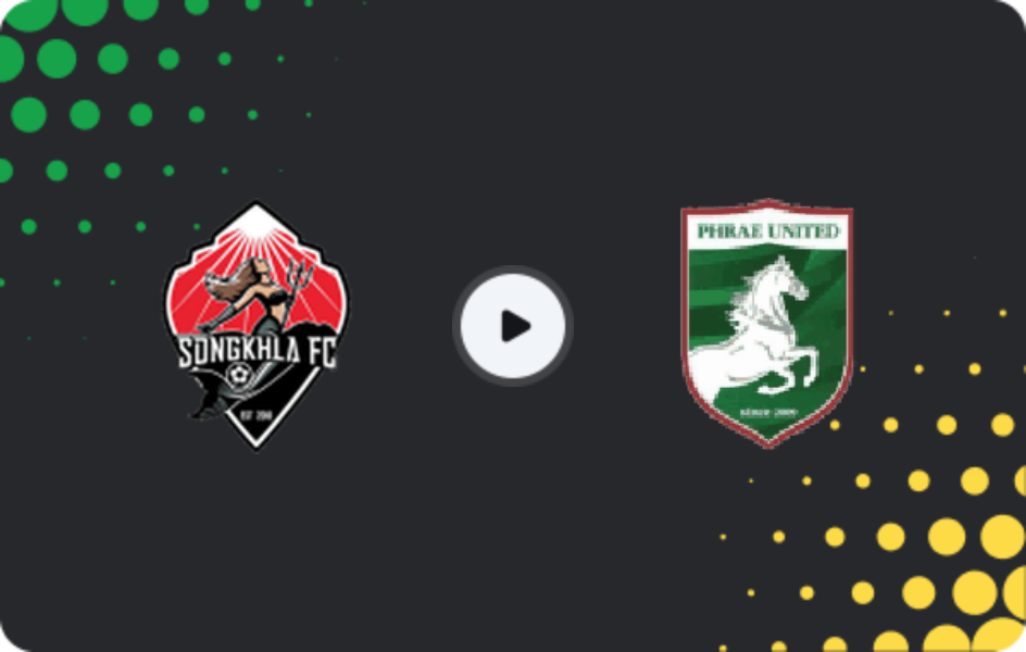 Where to watch Songkhla — Phrae United, League 2, 14.03.2026