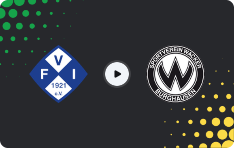Where to watch Illertissen — Wacker Burghausen, Regionalliga - Bayern, 14.03.2026