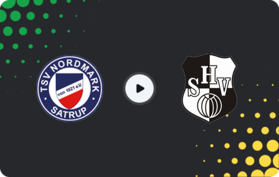 Where to watch Nordmark Satrup — Heider SV, Oberliga - Schleswig-Holstein, 14.03.2026