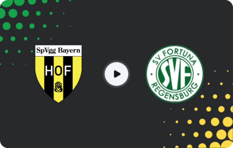 Where to watch Bayern Hof — Fortuna Regensburg, Oberliga - Bayern Nord, 14.03.2026