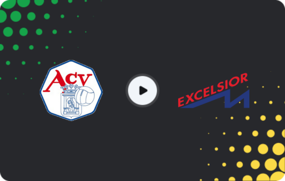 Where to watch ACV — Excelsior Maassluis, Tweede Divisie, 14.03.2026