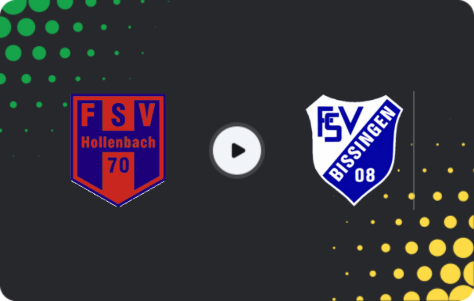 Where to watch Hollenbach — Bissingen, Oberliga - Baden-Württemberg, 14.03.2026