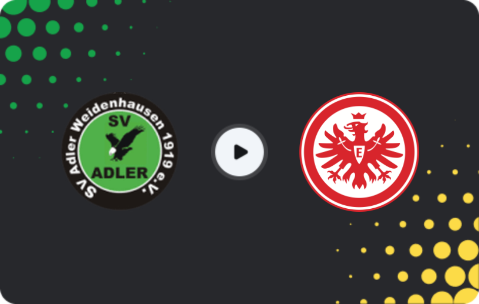 Where to watch Weidenhausen — Eintracht Frankfurt II, Oberliga - Hessen, 14.03.2026