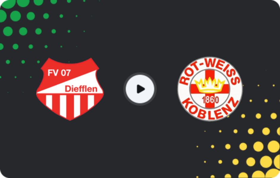 Where to watch Diefflen — TuS RW Koblenz, Oberliga Rheinland-Pfalz/Saar, 14.03.2026