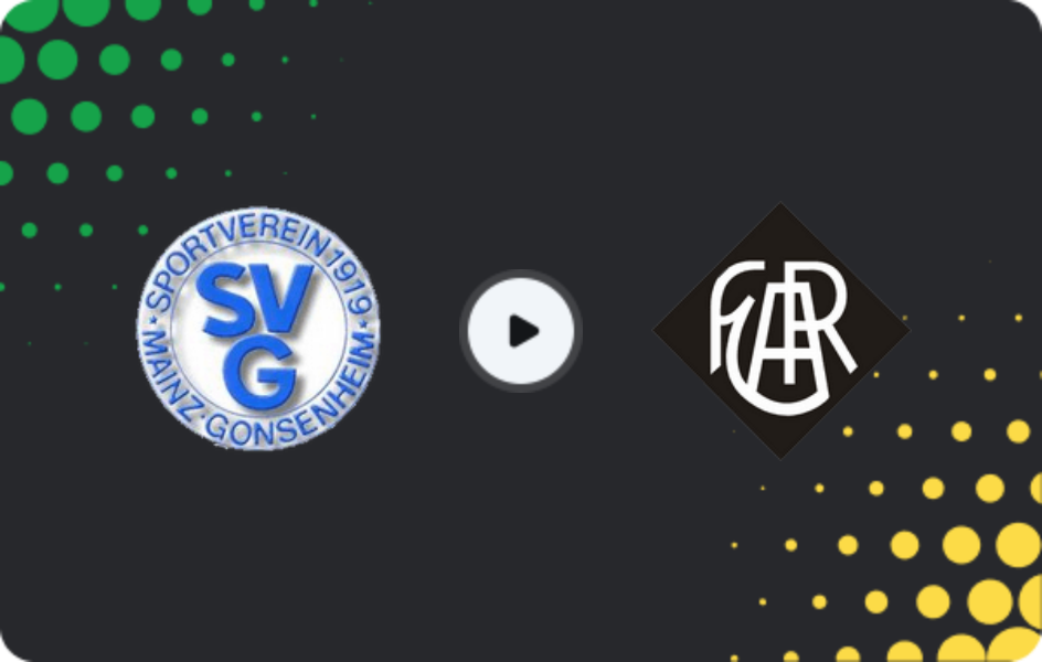 Where to watch Gonsenheim — Arminia Ludwigshafen, Oberliga Rheinland-Pfalz/Saar, 14.03.2026