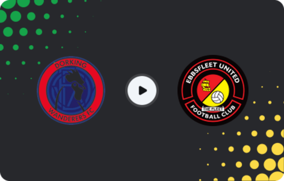 Where to watch Dorking Wanderers — Ebbsfleet United, National League - South, 14.03.2026